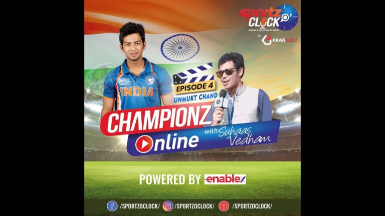 Watch U19 World Cup Winning Captain Unmukt Chand on Championz Online with Suhaas Vedham I Teaser