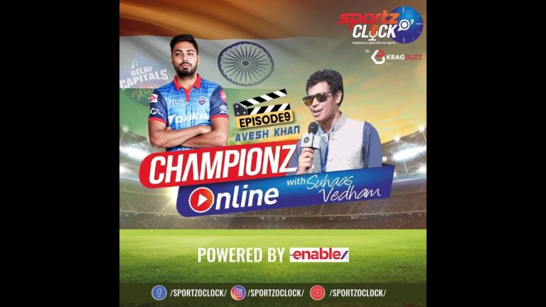 Ep 9: Delhi Capital’s Cricketer, speedster, Avesh Khan on Championz Online I Suhaas Vedham