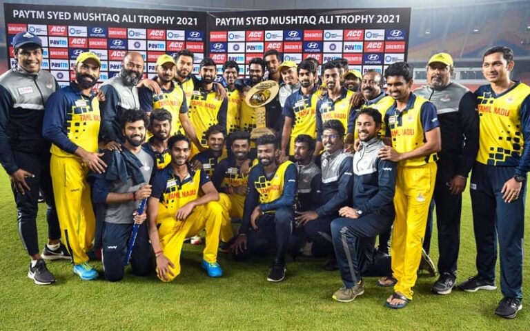 Syed Mushtaq Ali Trophy 2021 Final: Tamil Nadu Spin A Web Around Baroda As They Clinch Their Second Title