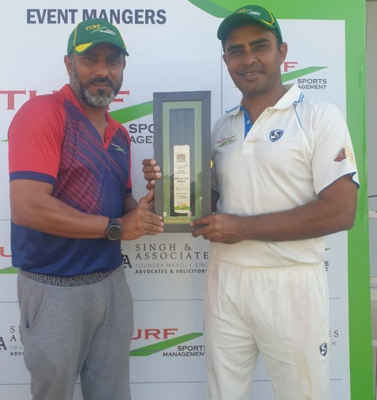 Former Int’l Player, Rajat Bhatia’s Ton Leads Turf Academy to Win