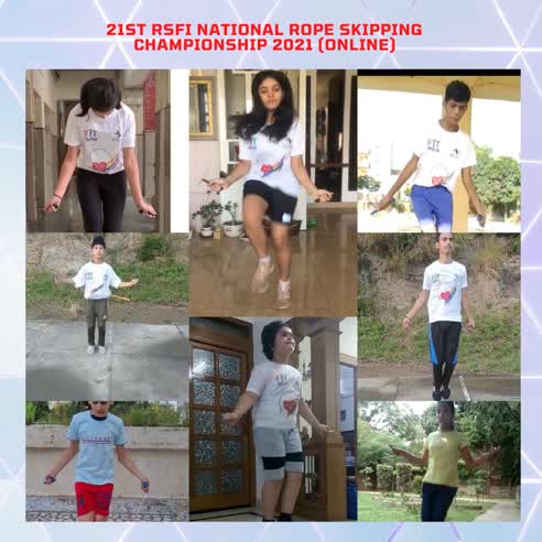 The 21st National Rope Skipping Online Championship on World Heart Day Sept 29, 2021