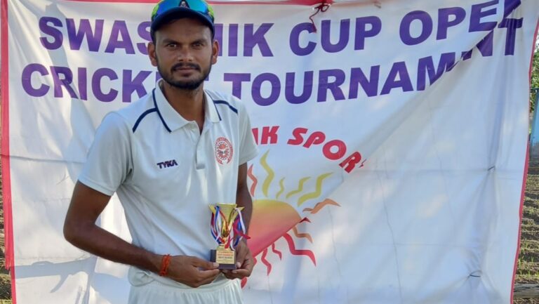 Arvind Verma Shines in 1ST AS Memorial Open Cricket Tournament