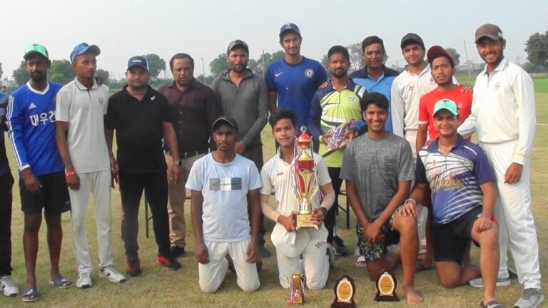 Gyanti Criket Academy win the title of the15th Swasthik Open Cup.