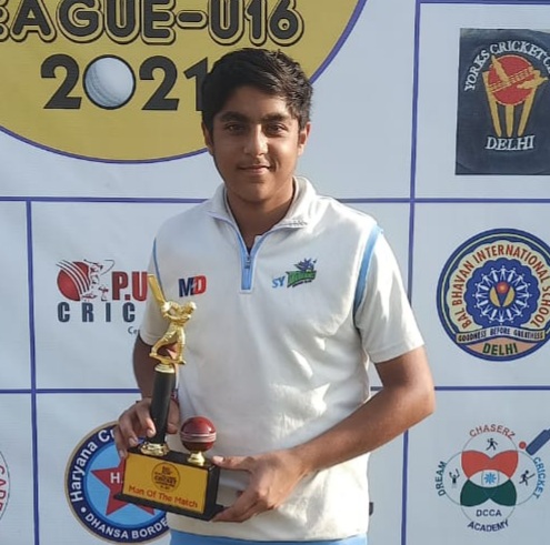 Aditya’s unbeatable knock made Shivaji Academy win in Academy cricket league