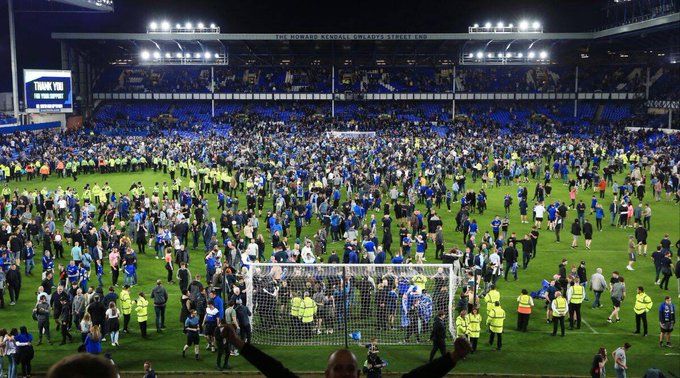 Soccer fans in England face prohibitions over field invasions