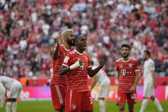 Bayern Munich score six goals past Mainz