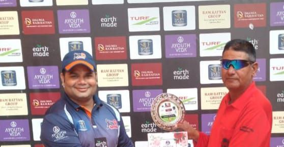 Kapil bagged four wickets in Turf Silf Cricket League