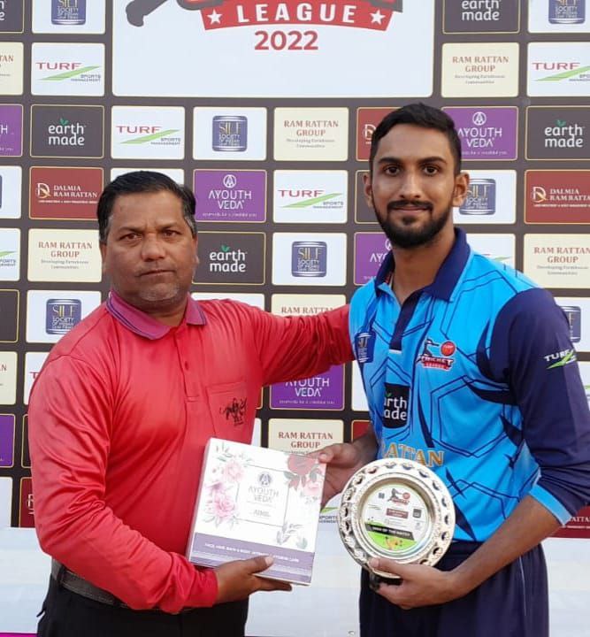 MV Sundar and Anurag shine in Turf Silf Cricket League