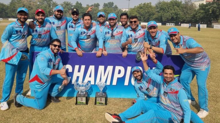Link legal won the shield of Turf Silf Cricket League