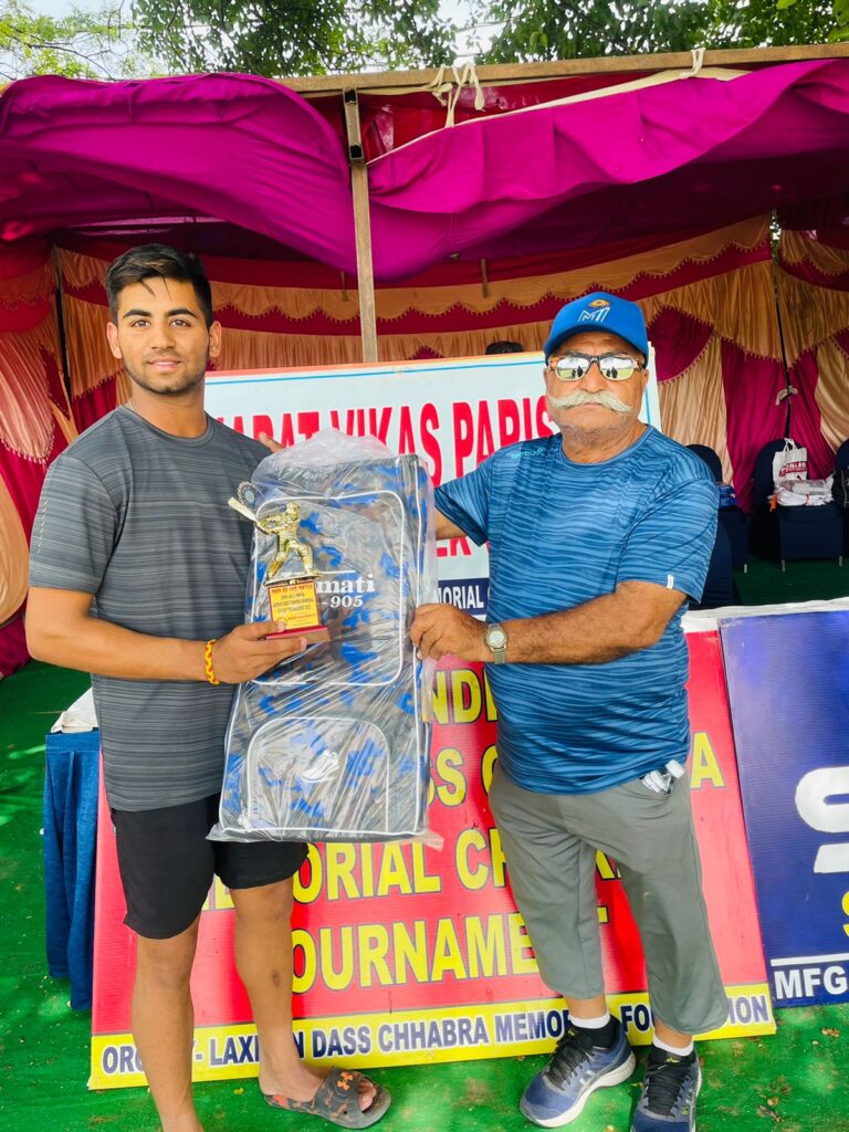 Arpit and Ankit shines at 38th All India Laxman Dass Chhabra Memorial Cricket Tournament