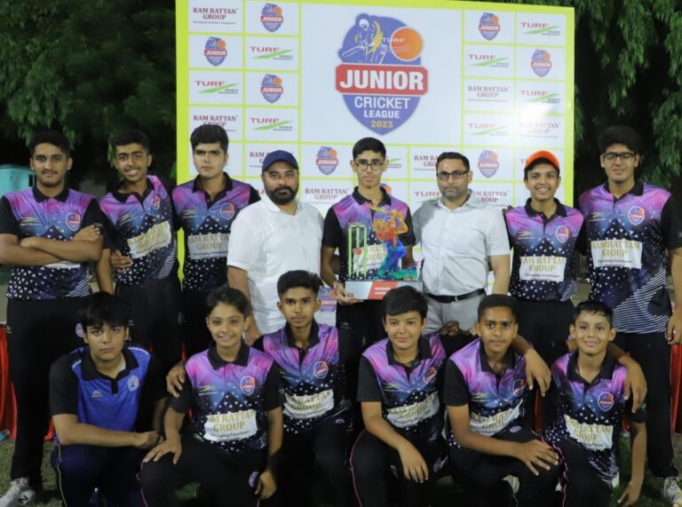 Modern Warriors wins title of U-14 Turf Junior Cricket League