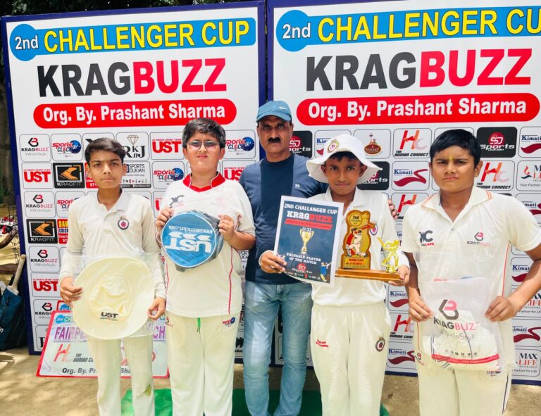 DAV Rohini Cricket Academy won by 9 runs in 2nd Challengers Cup by Kragbuzz