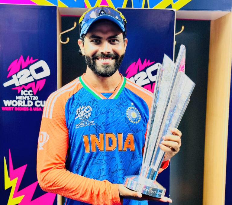 Ravindra Jadeja Announces Retirement from T20 International Cricket Following India’s T20 World Cup 2024 Triumph